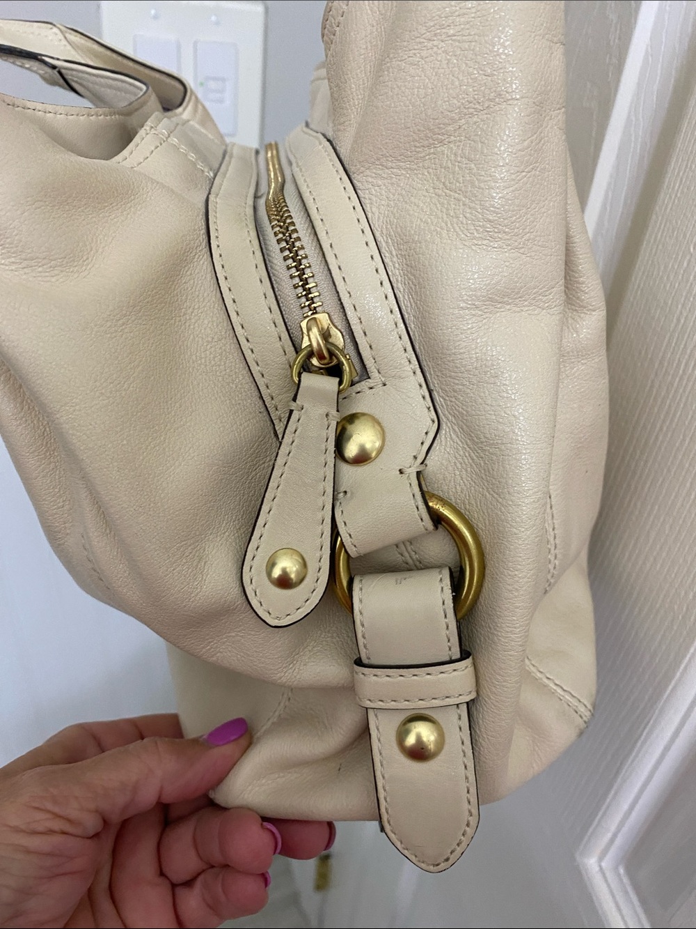 Coach Ivory Shoulder Bag - Picture 7 of 15